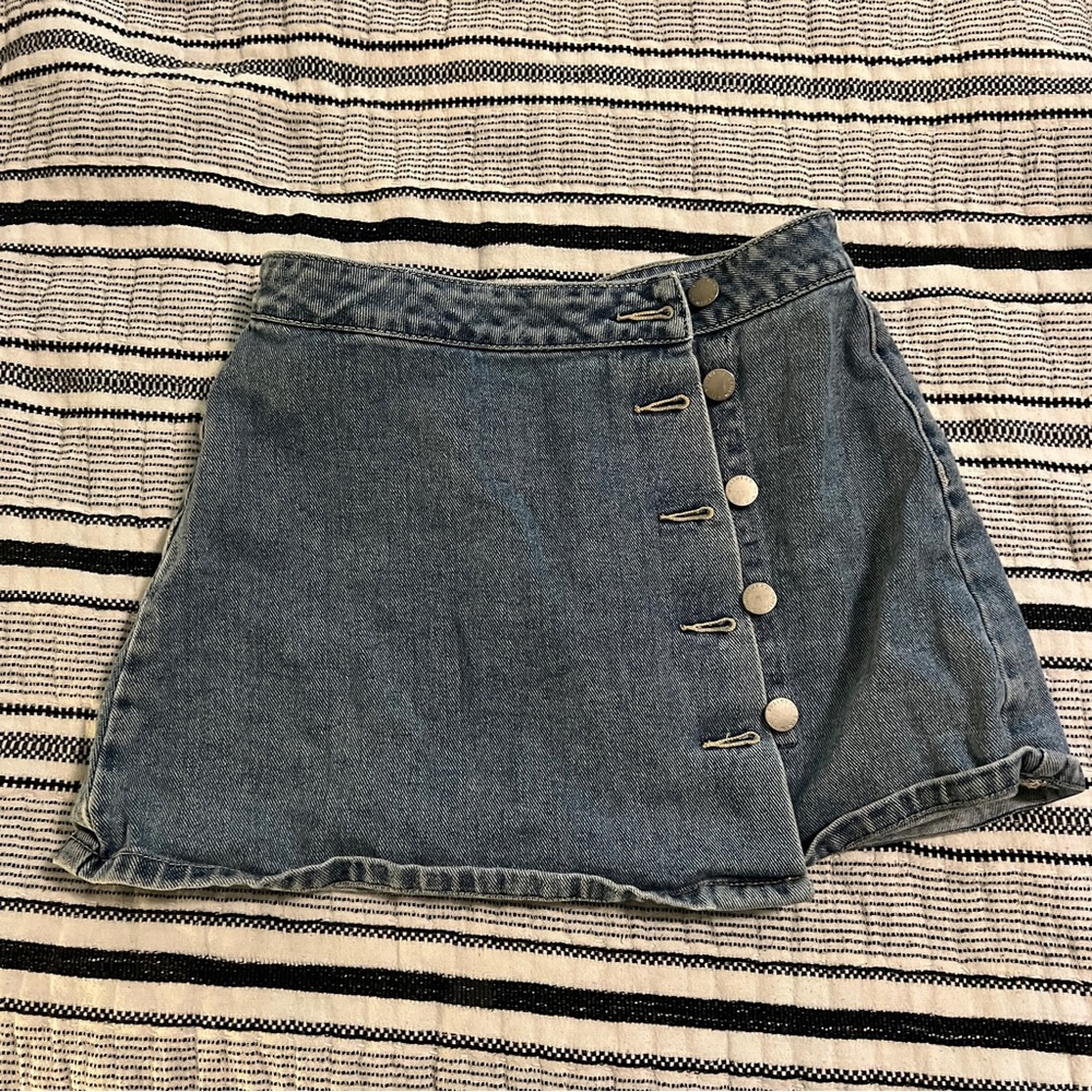 Jean Wrap around skirt